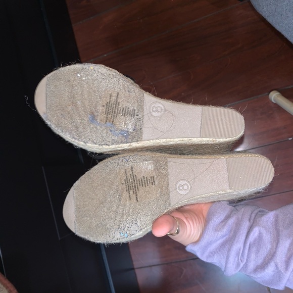 NEVER USED BLACK WEDGES - Picture 4 of 4